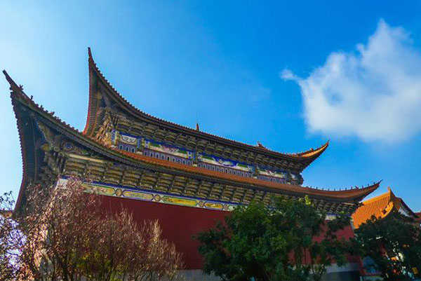 上海浦東古建筑一道清麗的江南風景