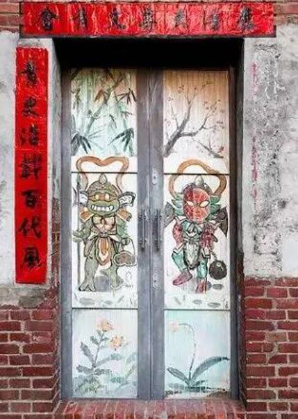 古建筑裝飾門面吉祥貼物的民間習俗  第1張